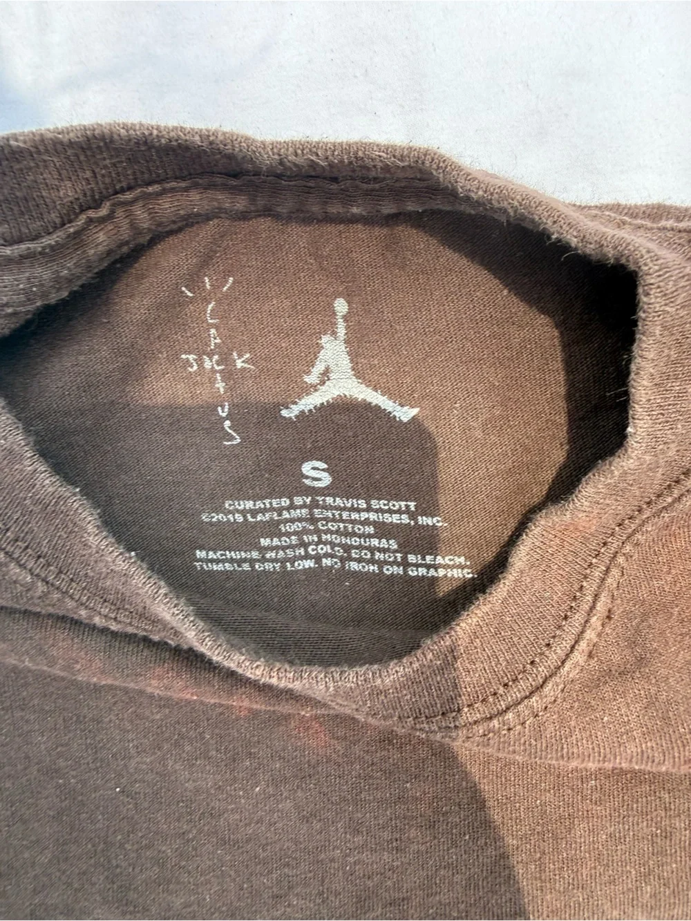 Jordan Cactus Jack Travis Scott Collab Shirt